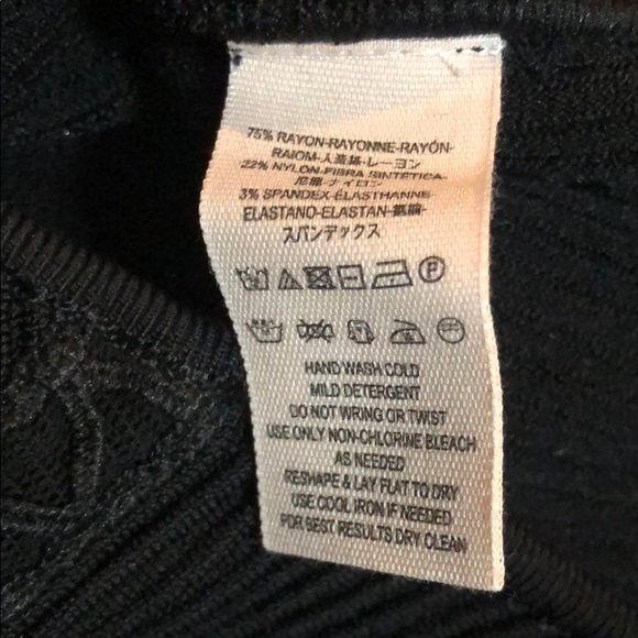 Free People Black bodycon stretch dress NWOT - Picture 8 of 8